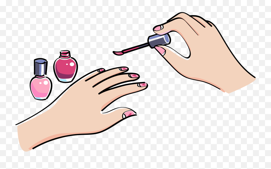 Manicures Clipart House - Nails Clipart Emoji,Paint Nails Emoji
