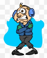 Clip Art Graphic Huge Freebie - Person That Is Cold Emoji