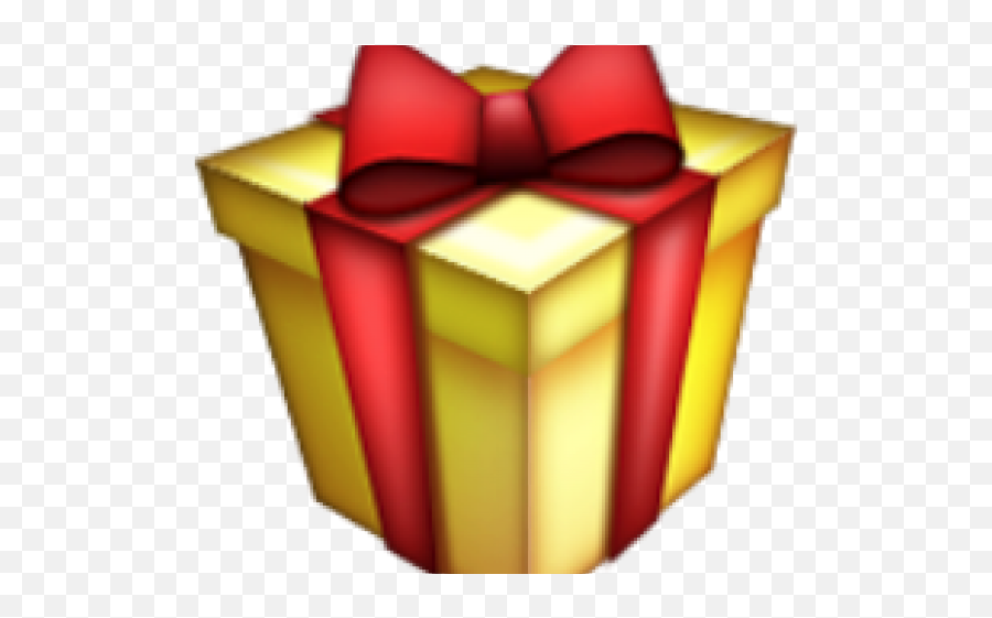 Emoji Clipart Present - Emoji Christmas Gift,Christmas Emoji Png