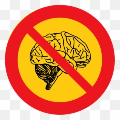 Thinking Forbidden Sign Vector Image - Not Thinking Clipart Emoji,Apple Thinking Emoji