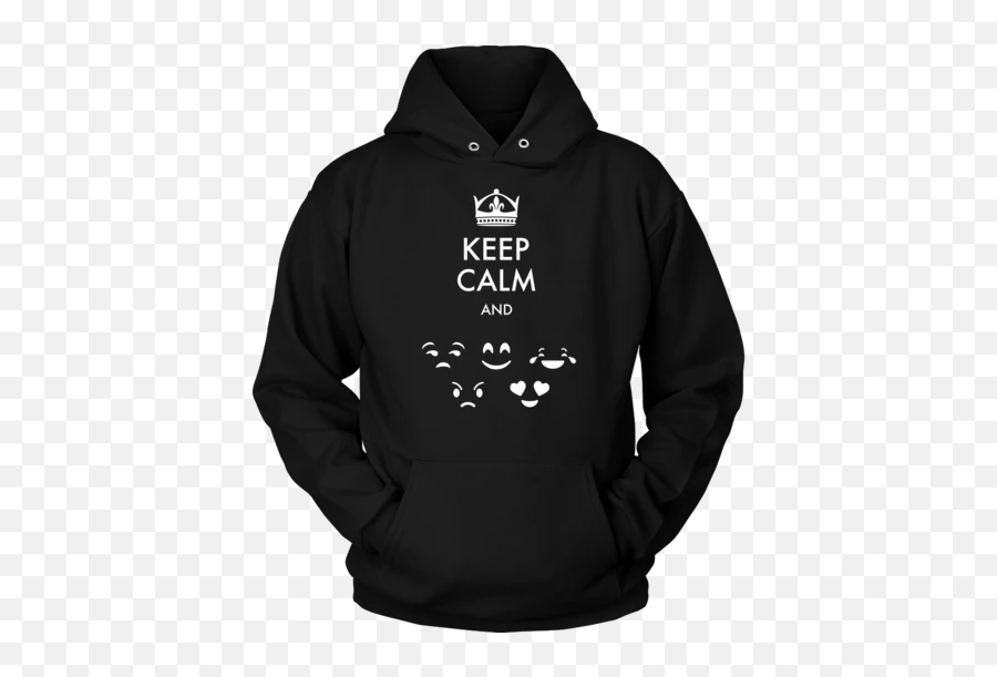 Keep Calm Hoodie Emoji - Funny Sagittarius Girl Quotes,Calm Emoji
