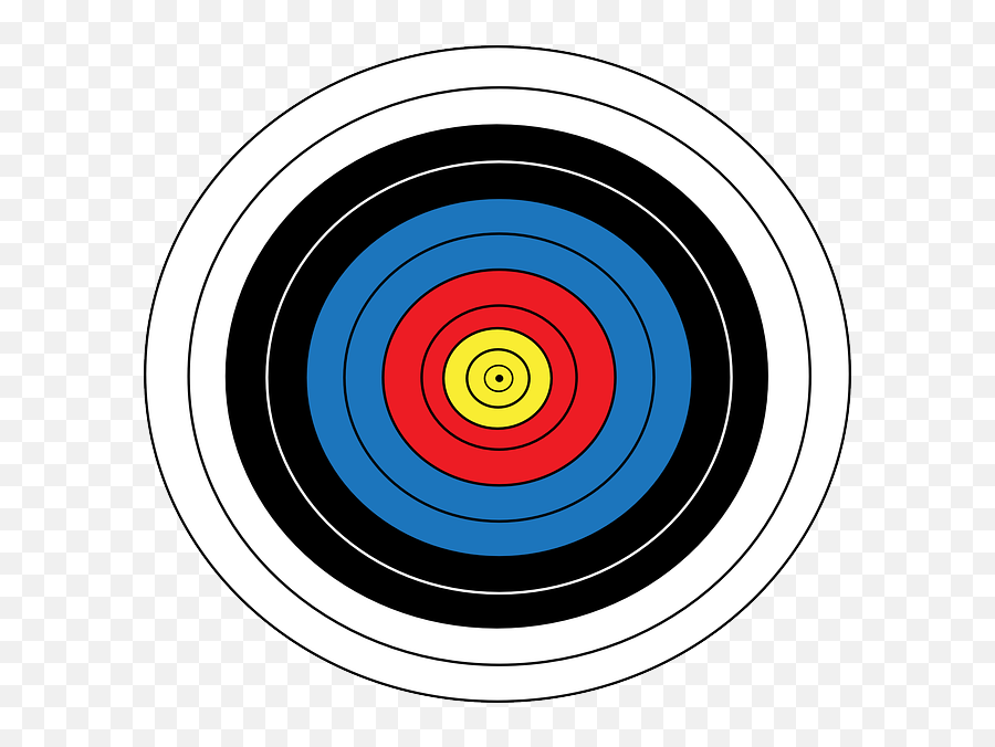 Collection Of Aim Clipart - Target Archery Png Emoji,Nazar Emoji