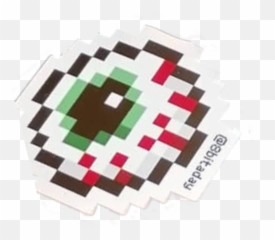 Stickergang Eye Ball 8 Bit Blood Shot - Circle Emoji