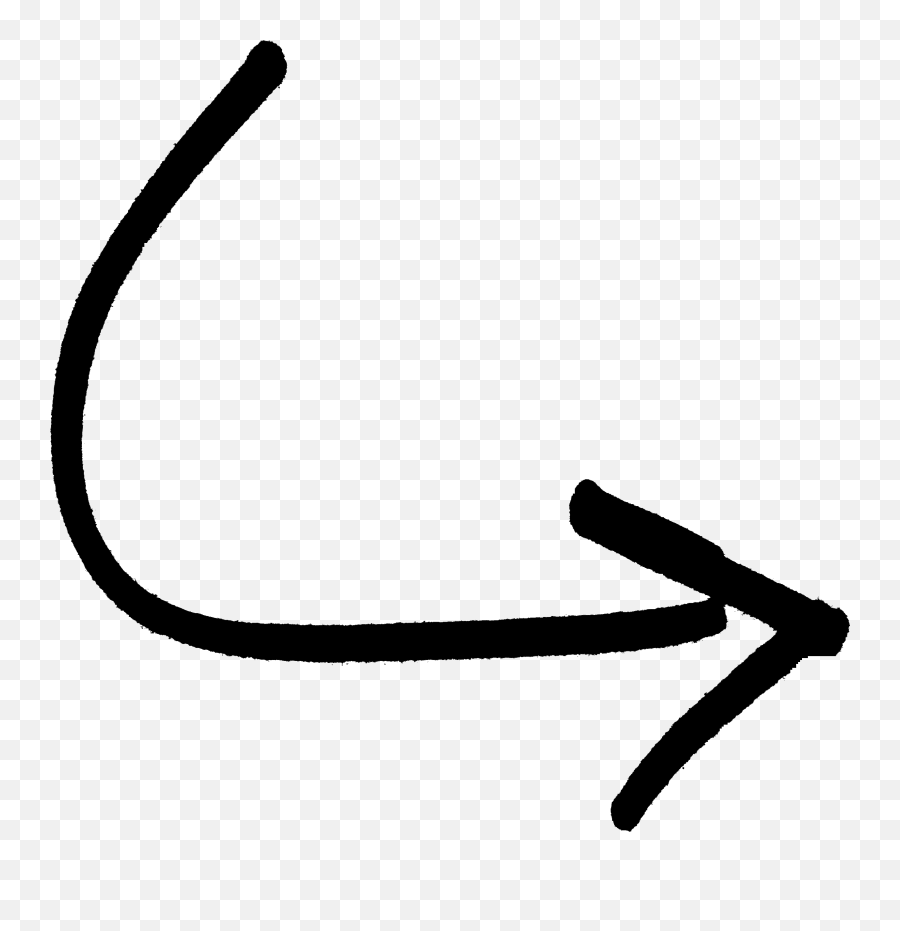 Black Curved Arrow Clipart - Black Curved Arrow Emoji,Black Arrow Emoji