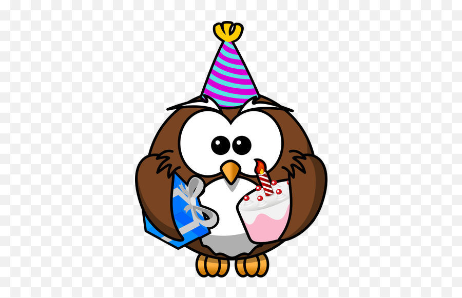Owl At A Celebration - Clipart For Birthday Emoji,Emoji Graduation Party