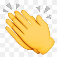 Clapping Hands Clipart - Transparent Clapping Hands Emoji,Hands ...