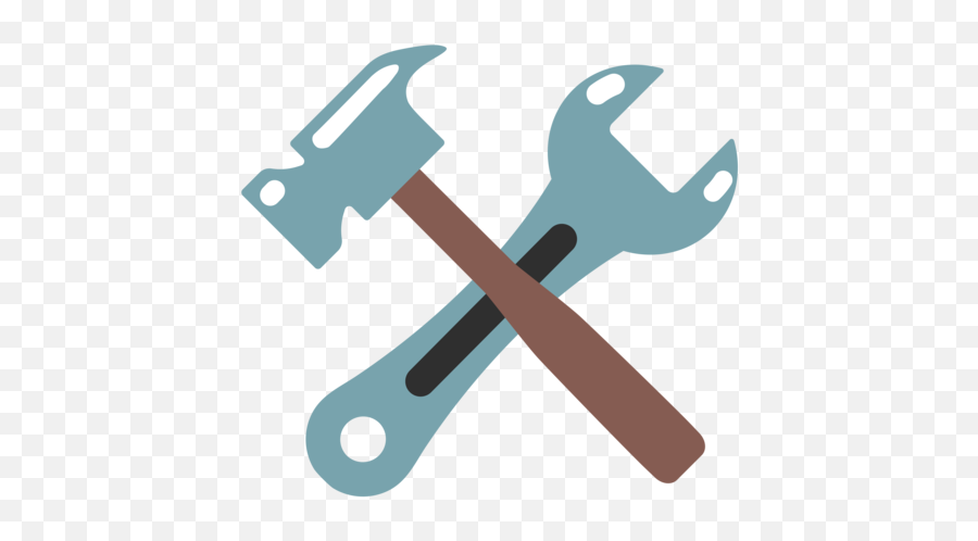 Hammer And Wrench Emoji - Tool Emoji Png,Wrench Emoji