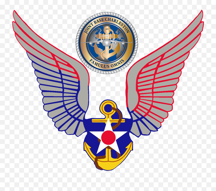 Jb Charleston Logo 628 Abw Wings - Redoute Applique Emoji,Flag And Airplane Emoji