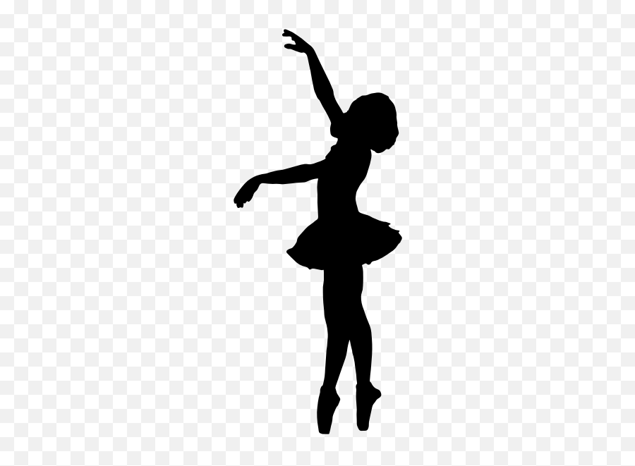 Vintage Ballerina Silhouette - Ballet Dancer Vector Png Emoji,Dancing Girls Emoji