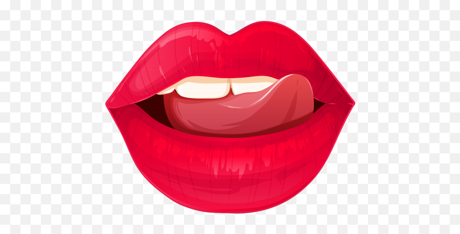 Lips Emoji. 