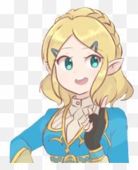 Botw Loz Lozbotw Breathofthewild Zelda Legendofzelda - Zelda Botw Short Hair Emoji,Zelda Emoji