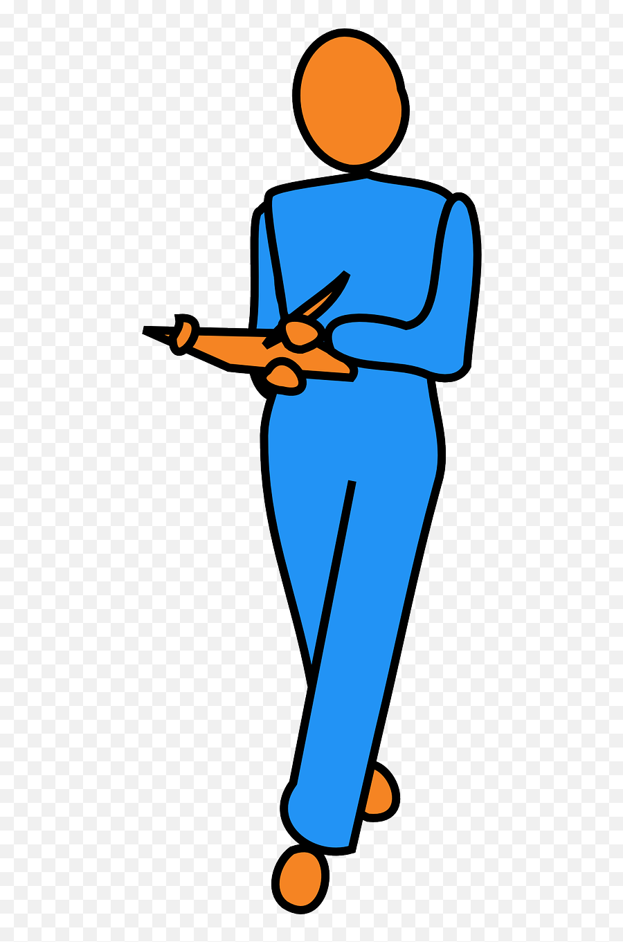 Man Checking Checklist Clipboard Figure - Clipboard Walking Emoji,Man Walking Emoji