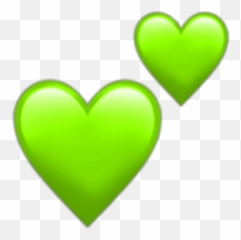 Lime Neongreen Green Greenhearts - Heart Emoji