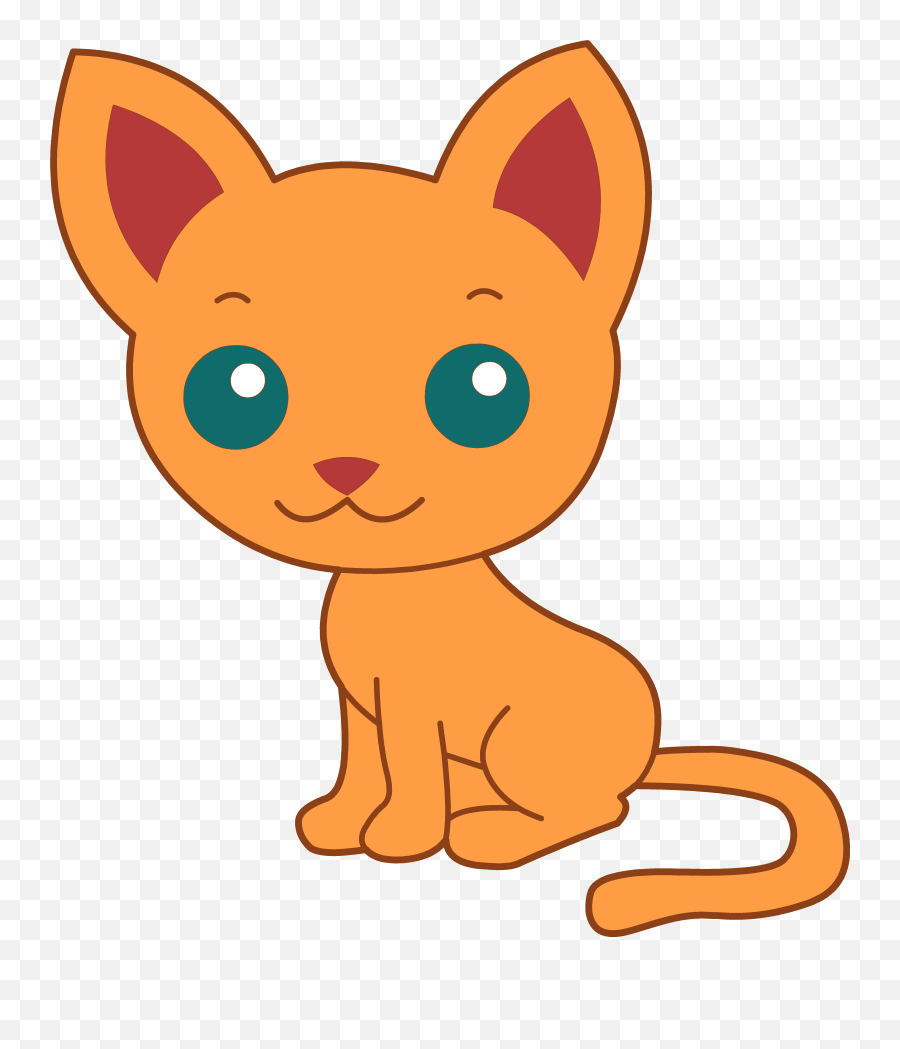 Kitten Clipart Gif - Animated Picture Of Cat Emoji,Nyan Cat Emoji Google Chat