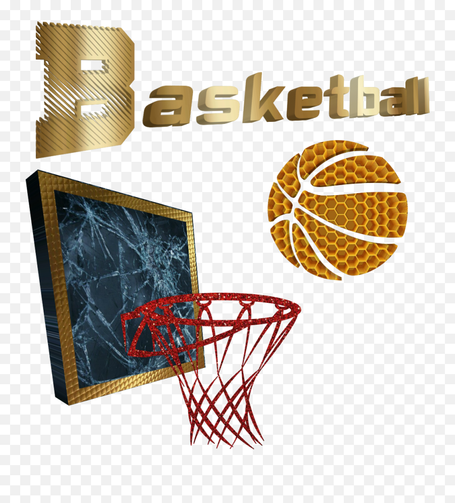 Logo Logotype Logotipo 3d Basketball Basket Ball Bola - Basketball Hoop Sticker Emoji,Basket Ball Emoji