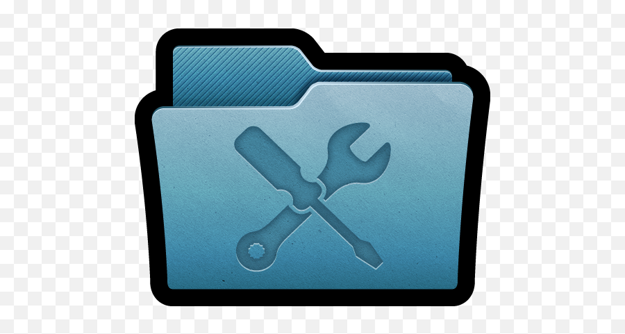 Folder Utilities Icon Mac Folders 2 Iconset Hopstarter - Archiv Folder Icon Mac Emoji,Shovel Emoji Iphone