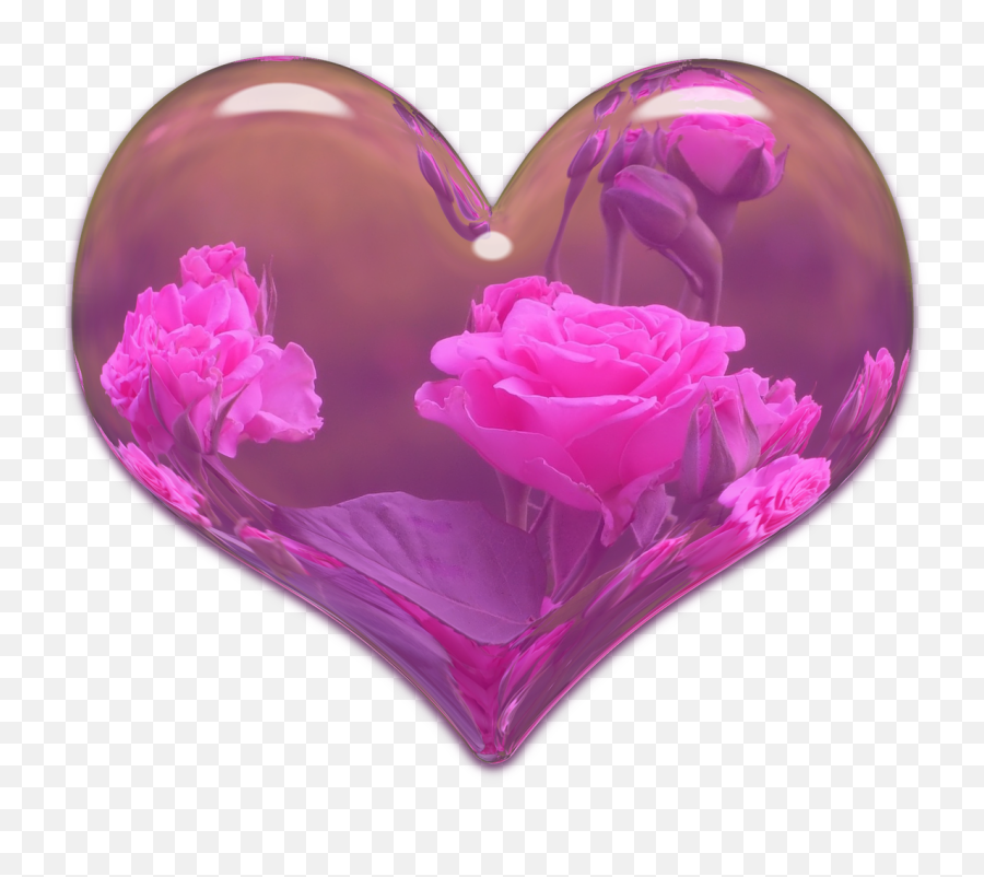 Heart Rose Element Pink Valentine - Heart Rose Image Pink Emoji,Emoji Valentine Cards