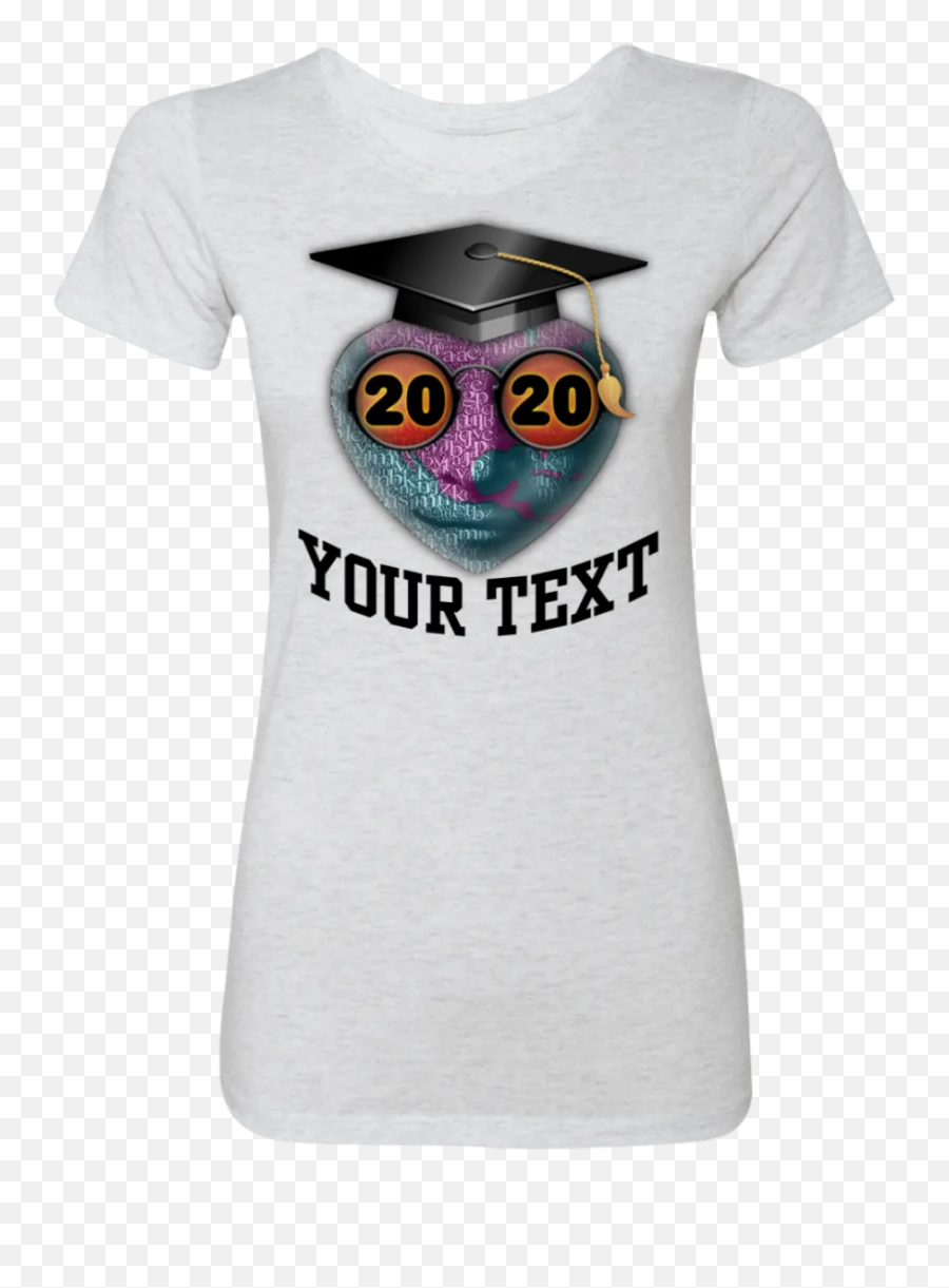 2020 Graduation Custom Contour Fit T - Shirt For Graduation Emoji,Side Smirk Emoji