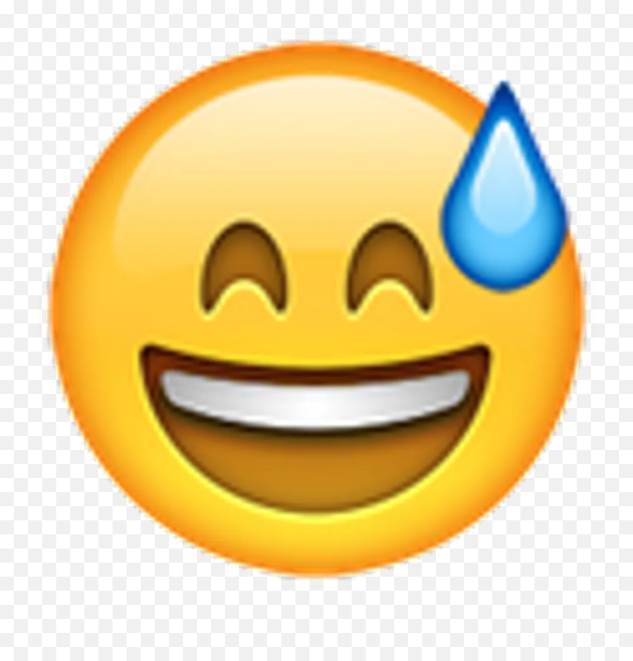 A Definitive Ranking Of The Best Emojis - Smile With Sweat Emoji,Sarcasm Emoji