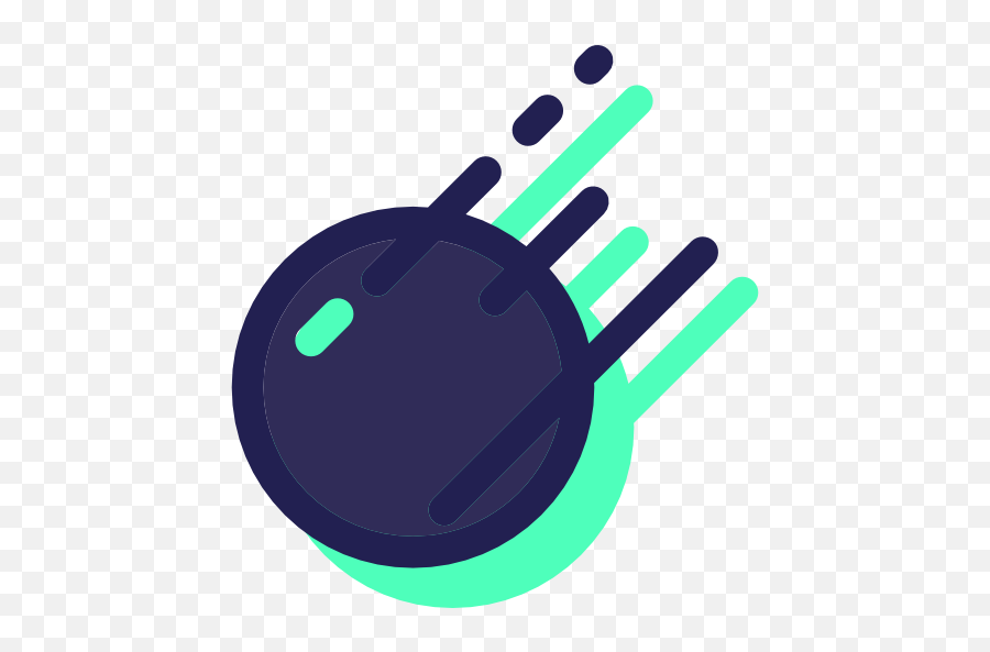 Space Astronomy Miscellaneous Asteroid Meteor Comet Icon - Circle Emoji,Comet Emoji