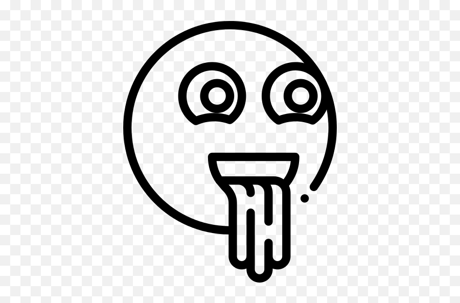 Vomiting Emoji Png Icon - Icon,Emoji Vomiting