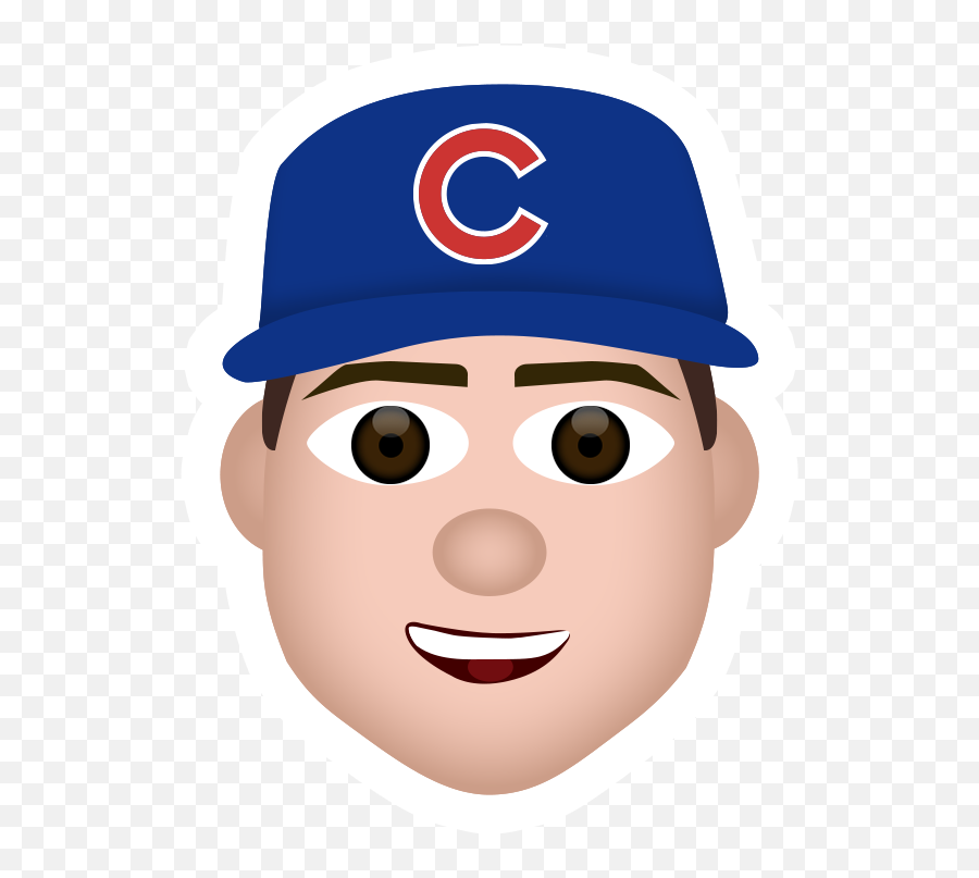 To Tie - Anthony Rizzo Cubs Cartoon Emoji,Ginger Emojis