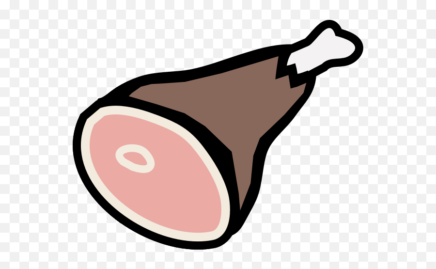 Ham - Ham Clip Art Emoji,Emoji Leaf And Pig