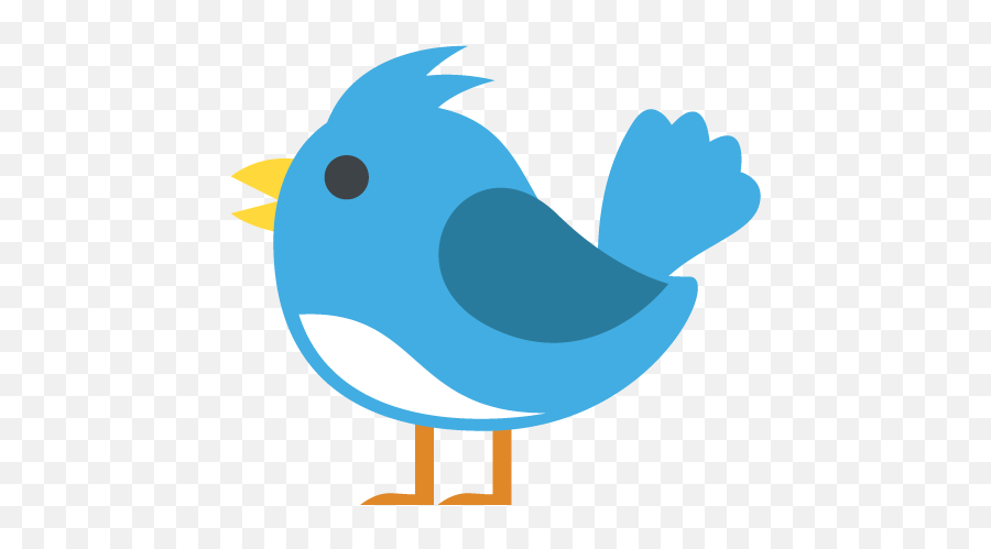 Bird Emoji For Facebook Email Sms - Bird Blue Emoji,Bird Emoji