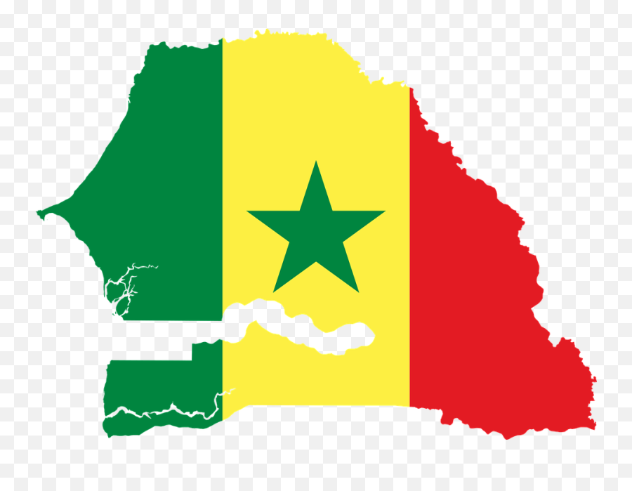 Senegal Flag Map - Senegal Flag Map Emoji,Senegal Flag Emoji