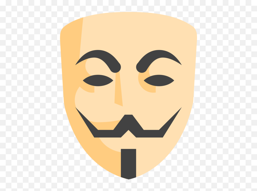 Custom Emoji List For Mastodon - Anonymous Mask Flat Design,Ahegao Emoji
