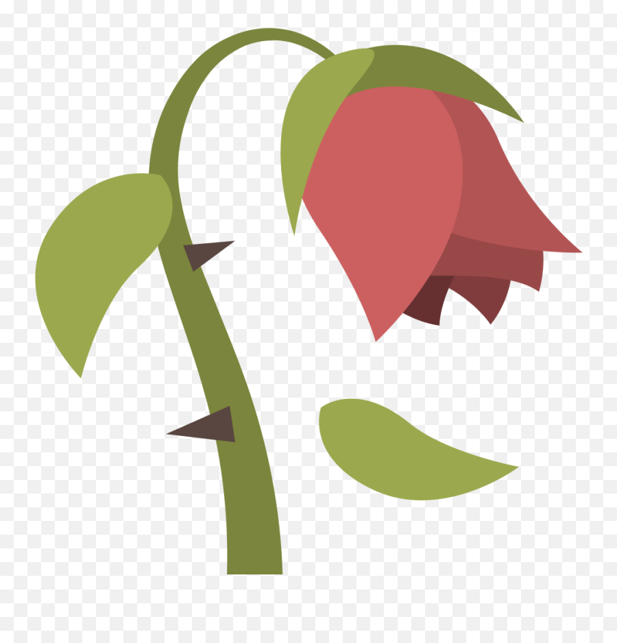 Emojione 1f940 - Withered Flower Icon Emoji,Wilted Rose Emoji
