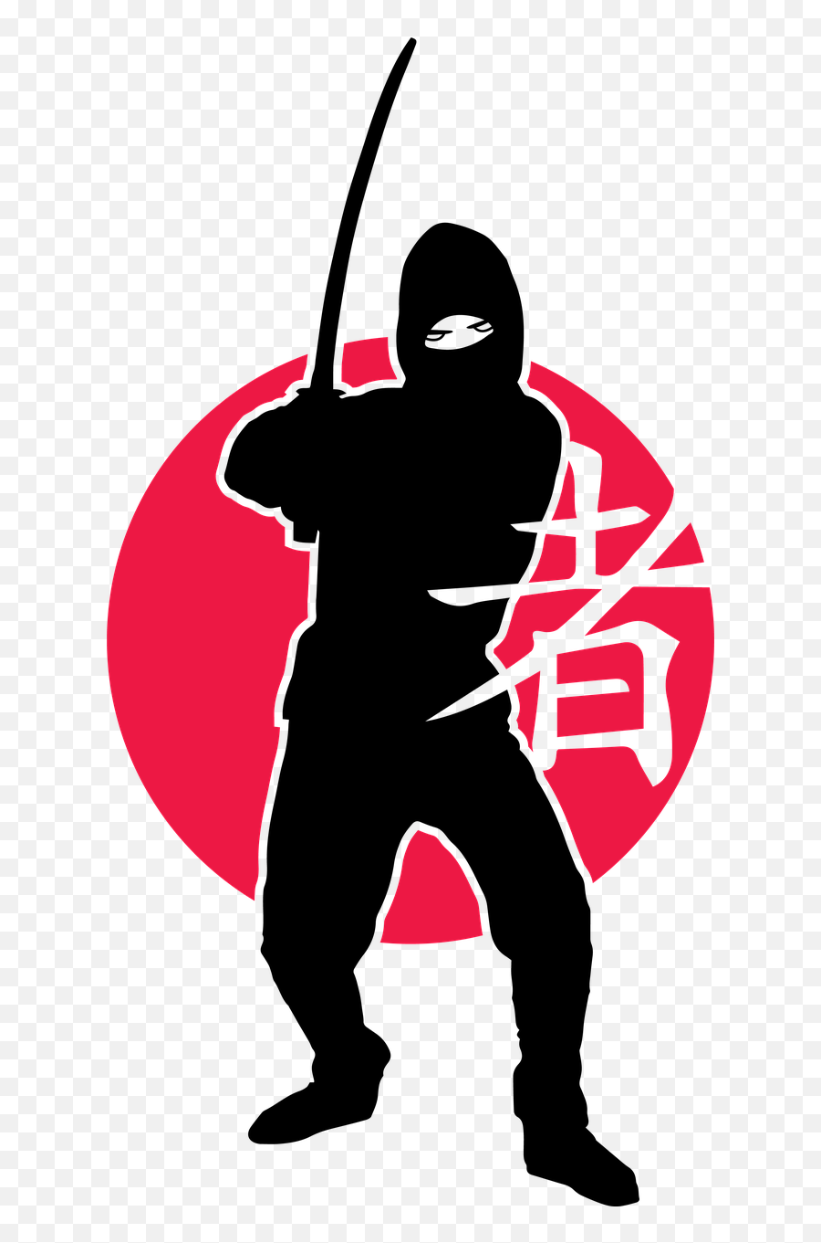 Ninja Assassin Japanese Warrior - Ninja Emoji,Throwing Stars Emoji
