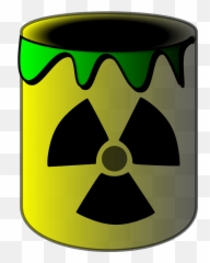 Free Radiation Nuclear Vectors - Toxic Waste Clipart Emoji