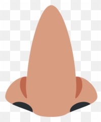 Twemoji 1f443 - Nose Png,Witch Hat Emoji