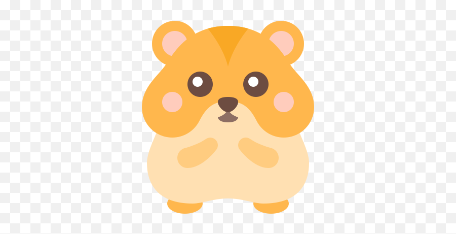 Cute Hamster Icon - Free Download Png And Vector Hamster Clipart Png Emoji,Hamster Emoji