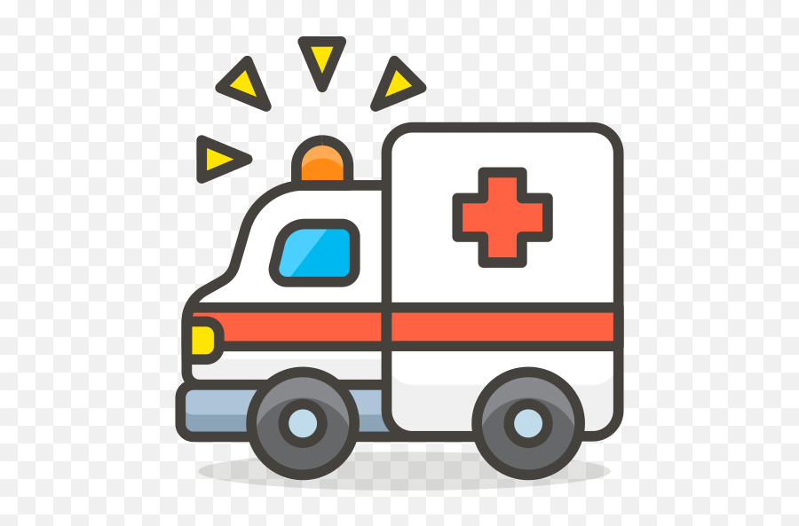 Ambulance - Karetka Rysunek Emoji,Ambulance Emoji