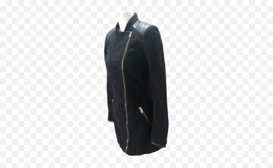 Full Zipped Black Zara Trafaluc Jacket U2013 The Chilled Closet - Velvet Emoji,Zipped Emoji