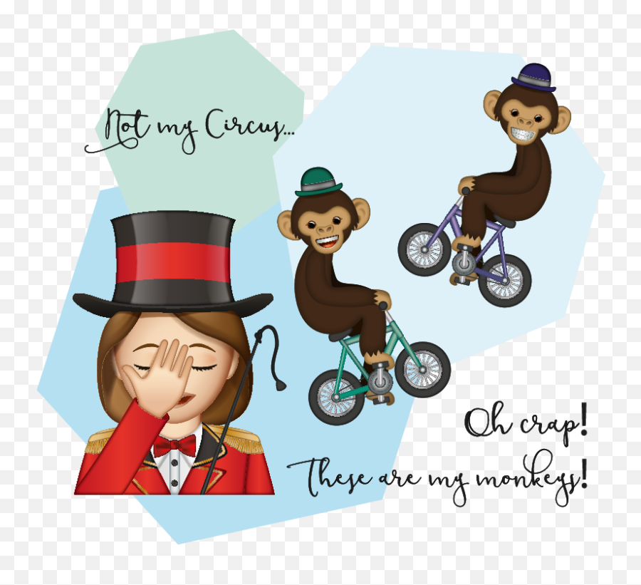 Emoji U2013 The Official Brand Oh Chap These Are My Monkeys - Street Unicycling,Oh Emoji