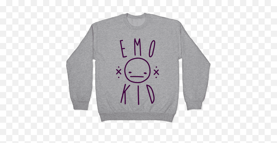 Emo Kid Pullovers - Sweater Emoji,Emo Emoticon