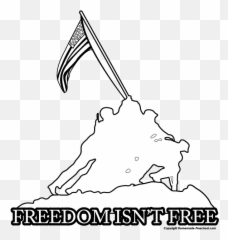 Patriotic clipart black and white - Freedom Isn T Clip Art Emoji