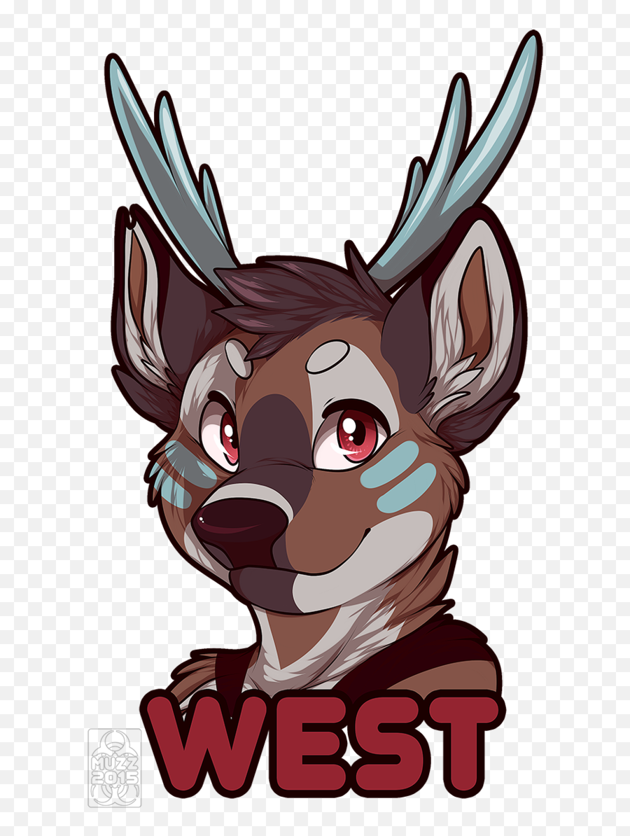 Furry Deer Art Male Png Download - Deer Art Furry Emoji,Man Sunglasses Lightning Emoji