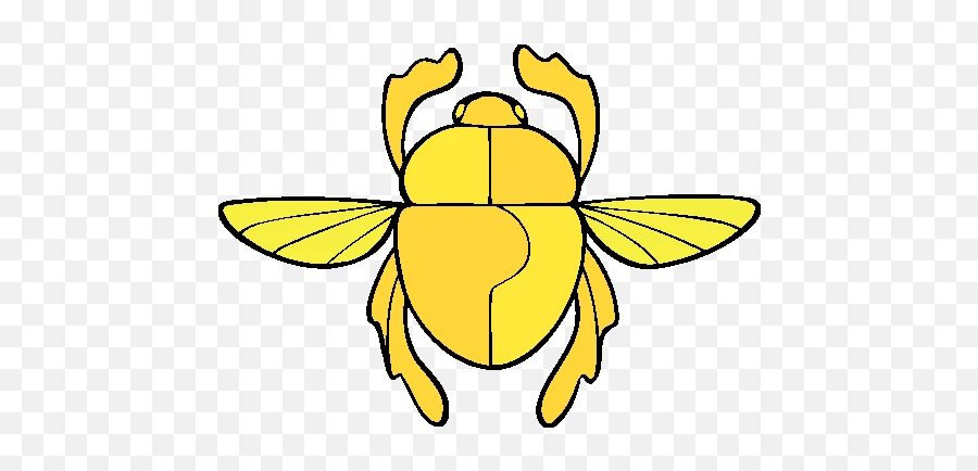 Golden Scarab Beetle - Aladdin Scarab Emoji,Magic Lamp Emoji