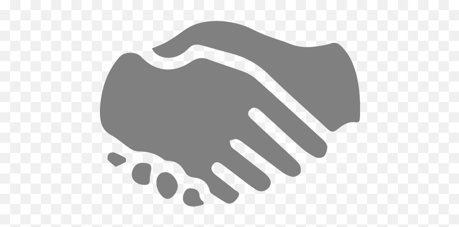 Gray Handshake 2 Icon - Shake Hands Icon Gif Emoji,Handshake Emoticon