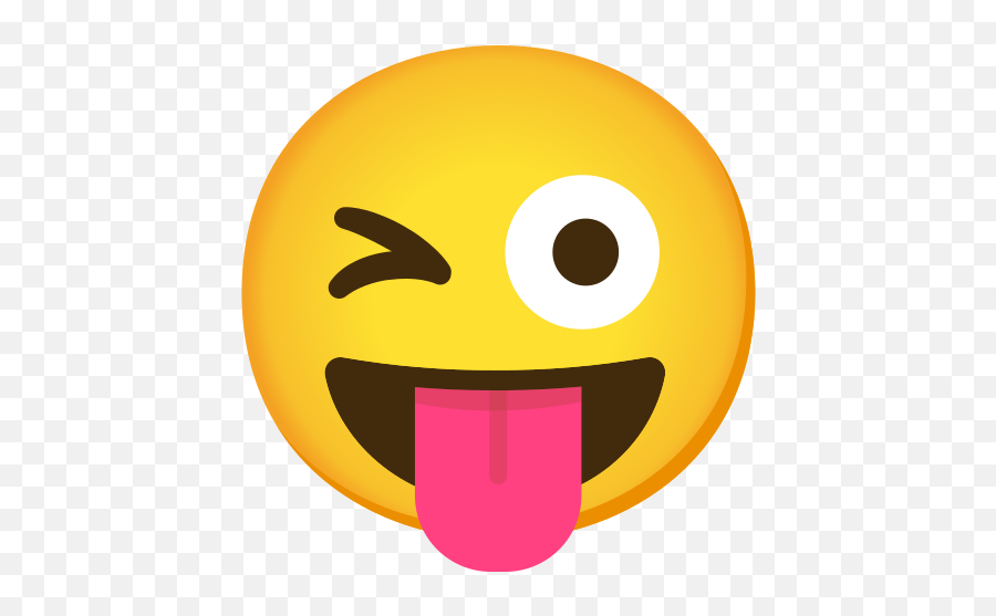Winking Face With Tongue Emoji - Winking Face With Tongue Emoji Drawing,Emoji Wink