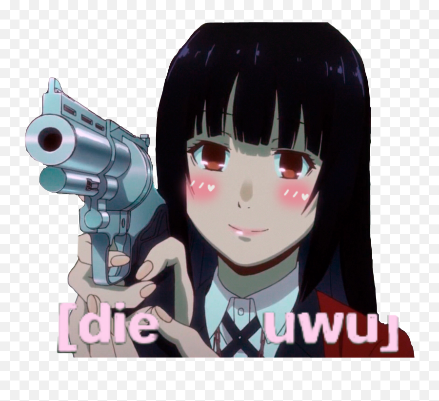 Yumekouwu - Discord Emoji Anime Girl Pointing Gun At You,Uwu Emoji