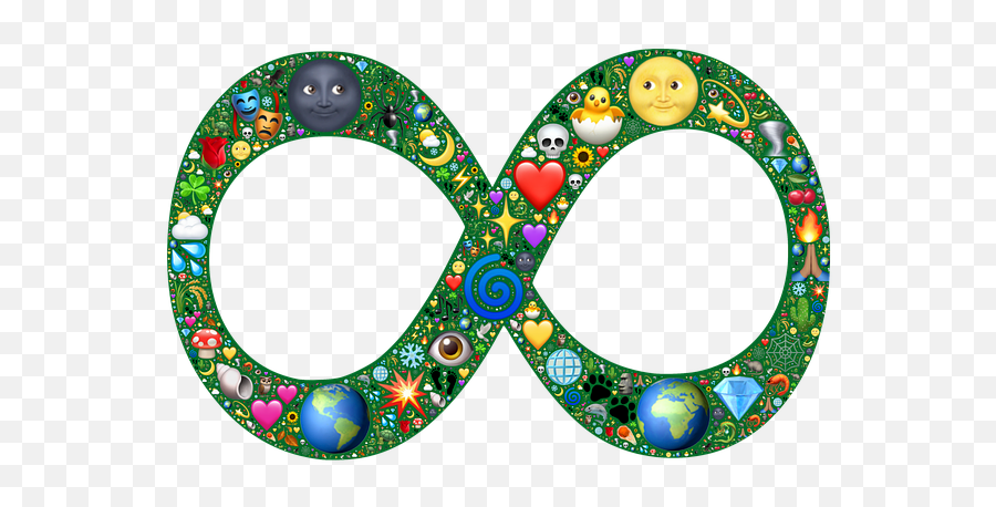Infinity Emoji Creation - Different Sizes Of Infinity,Infinite Emoji