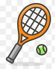 Tennis Emoji Clipart - Raqueta