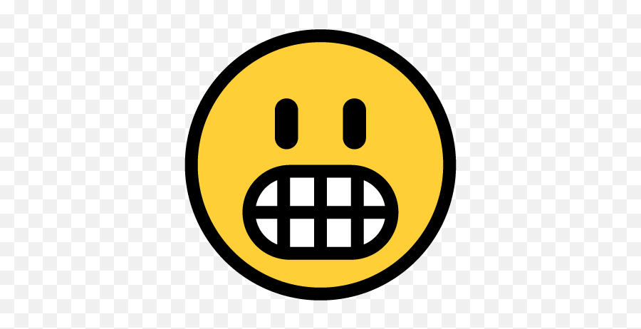 Justemoji - Happy,Grimacing Face Emoji