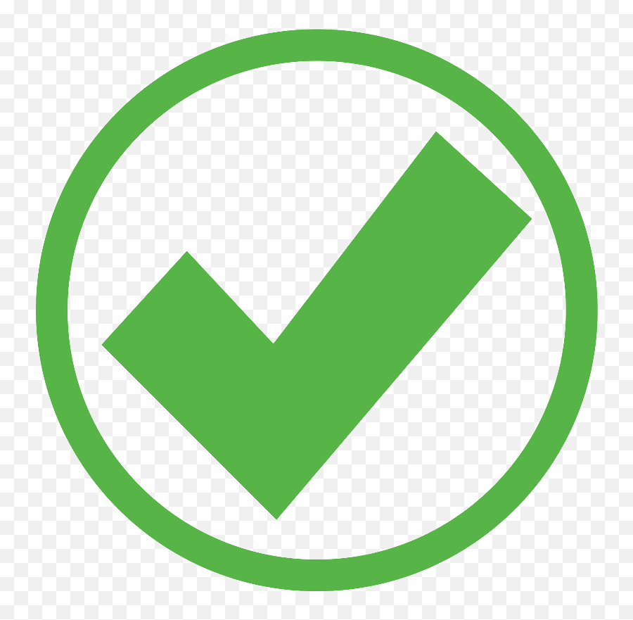 Free Green Check Mark Transparent Download Free Clip Art - Circle Green Check Png Emoji,Green Circle Emoji