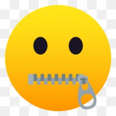 Zipper Mouth Face People Gif - Zipped Emoji